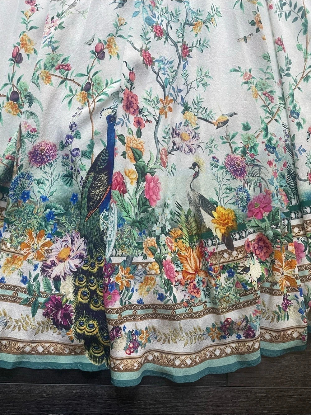 Camilla Pushing Daisies Floral Maxi Dress in White & Multicolor | Size M | NWT - Picture 6 of 12